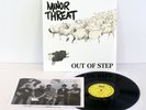 MINOR THREAT out of step Lp Vinyl Record with lyrics insert , dischord , fugazi