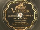 My Little Lady/You And My Old Guitar by Jimmie Rodgers (Victor V-40072) 78 VG