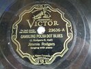 Jimmie Rodgers - VICTOR 23636 - Gambling Polka Dot Blues -  78 RPM
