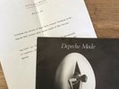 RARE DEPECHE MODE NEW LIFE UK PROMO 7´´ WITH ORIGINAL PRESS SHEET