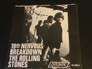 The Rolling Stones 19th Nervous Breakdown Picture Sleeve Really Nice 45 7” Rare