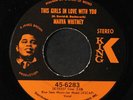 MARVA WHITNEY: This Girls In Love With You / He's The One 45 Soul
