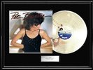 PAT BENATAR CRIMES OF PASSION RARE WHITE GOLD SILVER PLATINUM TONED RECORD  LP