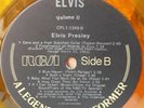 Elvis A Legendary Performer Volume 2 Rare Yellow Vinyl LP Record Album w/ Book
