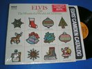 ELVIS PRESLEY - Elvis Sings The Wonderful World of Christmas (LSP-4579) STICKER
