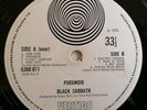 Black Sabbath LP Paranoid UK Large Vertigo Swirl 1st press BUT NO BIG BEAR