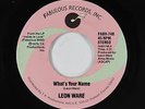 70s Soul 45 - Leon Ware - What's Your Name - Fabulous - VG+ mp3