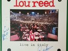 *SIGNED* LOU REED - LIVE IN ITALY DOUBLE LP VINYL ROBERT QUINE FERNANDO SAUNDERS