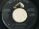ELVIS PRESLEY It's Now Or Never 1960 RCA Victor LIVING STEREO 45 RPM