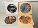 4 Picture Disc LP Lot: ET Extra Terrestrial, Walt Disney, Cinderella, Pinocchio