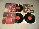 THREE UK SLADE LPS SLADEST,SLAYED,OLD NEW BORROWED AND BLUE EXCELLENT CONDITION