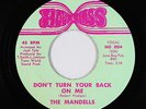 Northern Soul 45 - Mandells - Don't Turn Your Back On Me - Hourglass - VG++ mp3