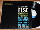 Cannonball Adderley Somethin Else VG+ DG W63 Stereo Blue Note lp Miles Davis