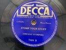 HOT JAZZ CHICAGO STOMPERS (ex 1932 Champion) Wild Man Stomp/Stomp Your Stuff E+