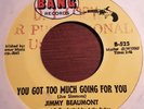 JIMMY BEAUMONT 'You Got Too Much Going On' / 'I Never Loved Her' Northern Soul