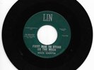 BUCK GRIFFIN-LIN 5030 RARE ROCKABILLY 45 RPM FIRST MAN TO STAND ON THE MOON VG+