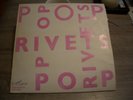 The Pop Rivets Greatest Hits    HANDSTAMPED LETTERPRESS SLEEVE NEAR MINT