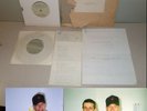 Rare  PETER WYNGARDE unreleased  ACETATE discs  + hand written lyrics RARE