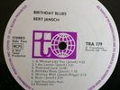 Bert Jansch LP Birthday Blues UK Transatlantic 1st press A-1 B-1 ++