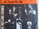 Rolling Stones Single seltener Roter Balken 19 Nervous Breakdown/As Tears Go By