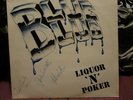 BLUE BLUD - LIQUOR 'N' POKER Mini LP Private Metal ,Nwobhm, Trespass Signed