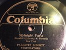 78 Rpm; Parenti's Liberty Syncopators; Midnight Papa & Cabaret Echoes Col-545 E-