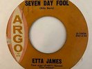Mod New Breed R&B 45 ETTA JAMES Seven Day Fool/It's Too Soon To Know Argo HEAR