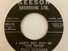Mod Vocal Jazz 45 BILLY EDWARDS I Can't Get Out Of This Mood/It's Over Now HEAR