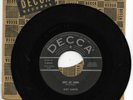 RUDY HANSEN- DECCA 30594 RARE ROCKABILLY 45 RPM JUST AS LONG/SADDLE SHOE POLKA