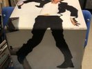 DAVID BOWIE LODGER LP W/ LYRIC SLEEVE AQL1-3254 NM/NM