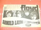 PINK FLOYD  Arnold Layne 1967 ORIGINAL UK ADVERT/POSTER A Piece Of Psych History