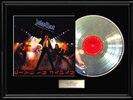 JUDAS PRIEST UNLEASHED IN THE EAST WHITE GOLD SILVER PLATINUM TONED RECORD