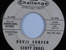 Instrumental Surf Rocker 45 SCOTT ENGEL Devil Surfer CHALLENGE promo HEAR