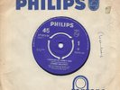 Vinyle pressage anglais Johnny Hallyday single 373012 Caravan of lonely men Rare