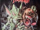 TANKARD - HAIR OF THE DOG 1989 GERMAN PRESS VINYL Trash Metal LP NM