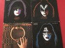 KISS   4 LP LOT: Paul Solo, Gene Solo, Ace Solo and The Elder Vinyl VG/VG+