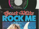 GREAT WHITE Rock Me 1989 w/ RARE RADIO EDIT USA Pressing 7 INCH vinyl Single 45