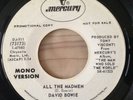 David Bowie ?– All The Madmen (1970) Mercury ?– DJ-311 vinyl single 45 rare vg+