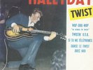 Vinyle pressage yougoslave Johnny Hallyday EP 53200 Twist variante 3 label BLEU