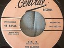 DOO WOP 45 LADDINS Central 2602 (Pink label) DID IT / NOW YOU'RE GONE