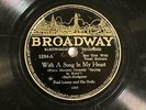JAZZ FRED LANTRY ORCHESTRA  With A Song In My Heart BROADWAY 1284