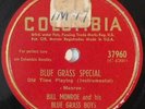 BILL MONROE bluegrass 78 RPM COLUMBIA Blue Grass Special How Will I Explain Abou