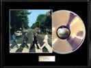 THE BEATLES ABBEY ROAD LP WHITE GOLD SILVER PLATINUM TONE RECORD DISC NON RIAA