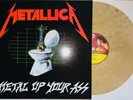 METALLICA, METAL UP YOUR ASS, GOLD MARBLE VINYL, LP