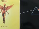 Nirvana In Utero Yellow + Pink Floyd DSOTM cream  Vinyl