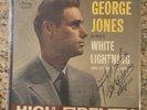 Vintage George Jones Signed White Lightning Album on Vinyl Mercury Records