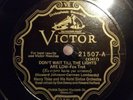 Henry Thies and His Hotel Sinton Orchestra - Don't Wait Till The Lights Are Low