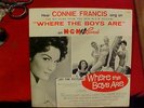 CONNIE FRANCIS 45 RPM VINYL MGM WHERE THE BOYS ARE / NO ONE ORIGINAL SLEEVE EX