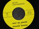 RICHARD RIGGINS: Dust My Broom / If You See My Woman 45 Blues & R&B