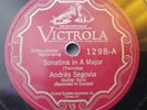 ANDRÉS SEGOVIA Victrola 1298 GUITAR SOLO 78 TORROBA Sonata / BACH Courante EX